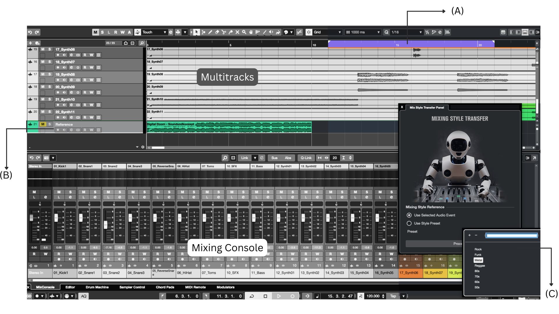 Diff-MST in Cubase